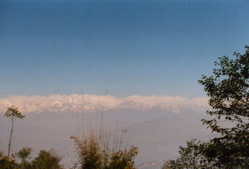 Himalaya-Kette bei Dhulikel