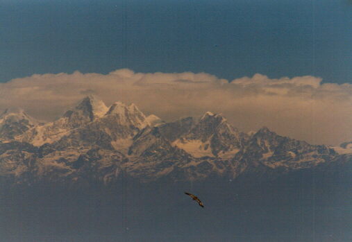 Himalaya-Kette bei Dhulikel